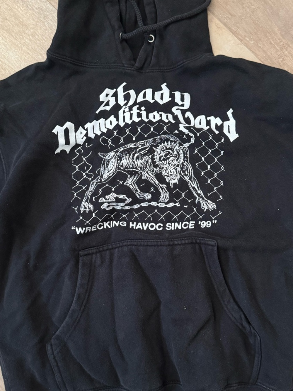 mine Black Eminem Logo Pullover Hoodie